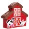 Barnyard Pinata for Farm Animals Birthday Decorations, Barn Party Supplies for Baby Shower (Small, 16.5 x 3.0 x 12.6 In)